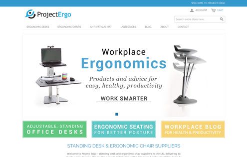 Ergonomic desks and furniture - Project Ergo