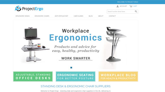 Project Ergo - UK ergonomic furniture suppliers in London